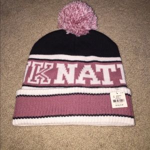 VS Pink Beanie Hat
